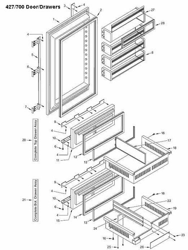 7012387 oem subzero upper - 7012387,